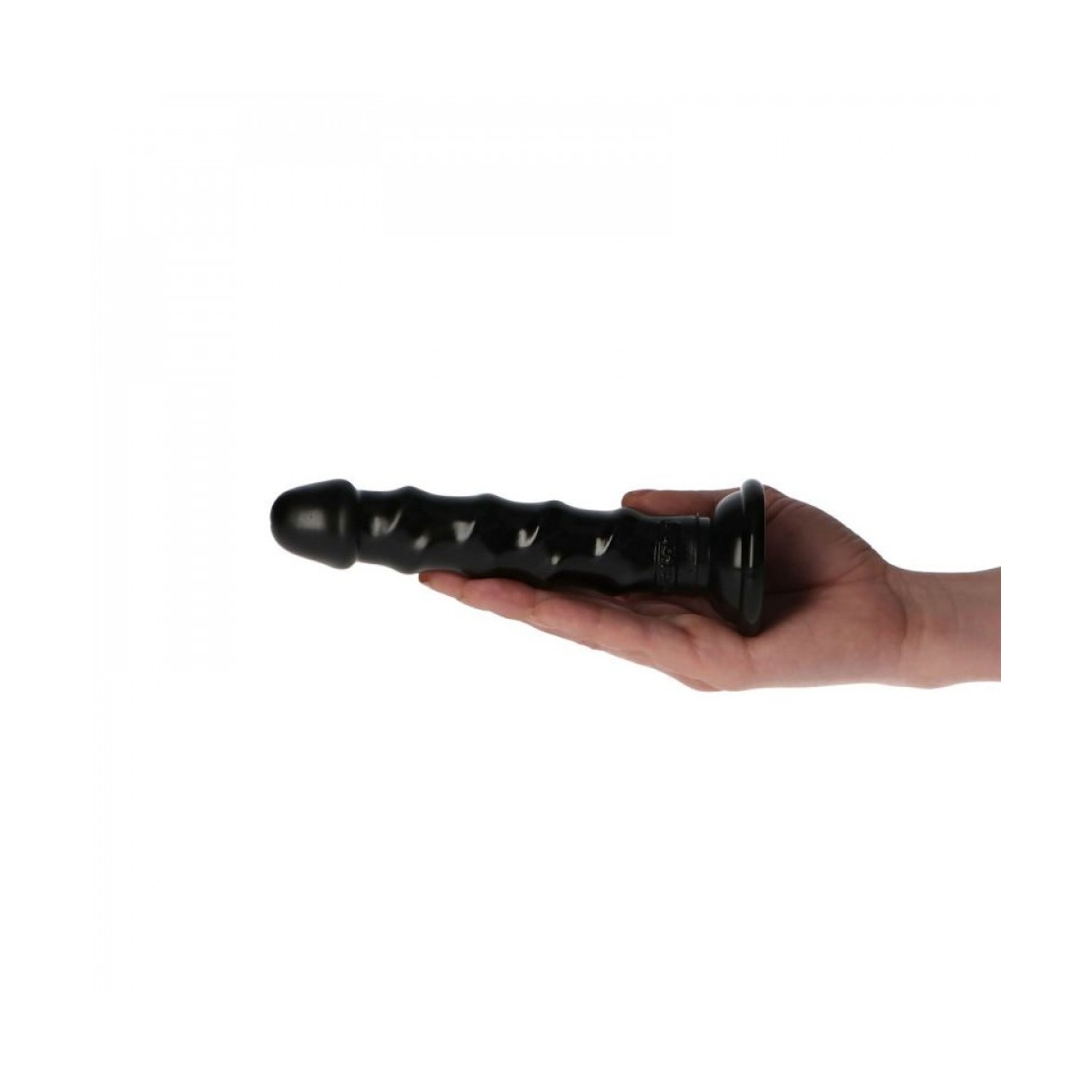 Dildo con ventosa Made in Italy 5.5'' Nero