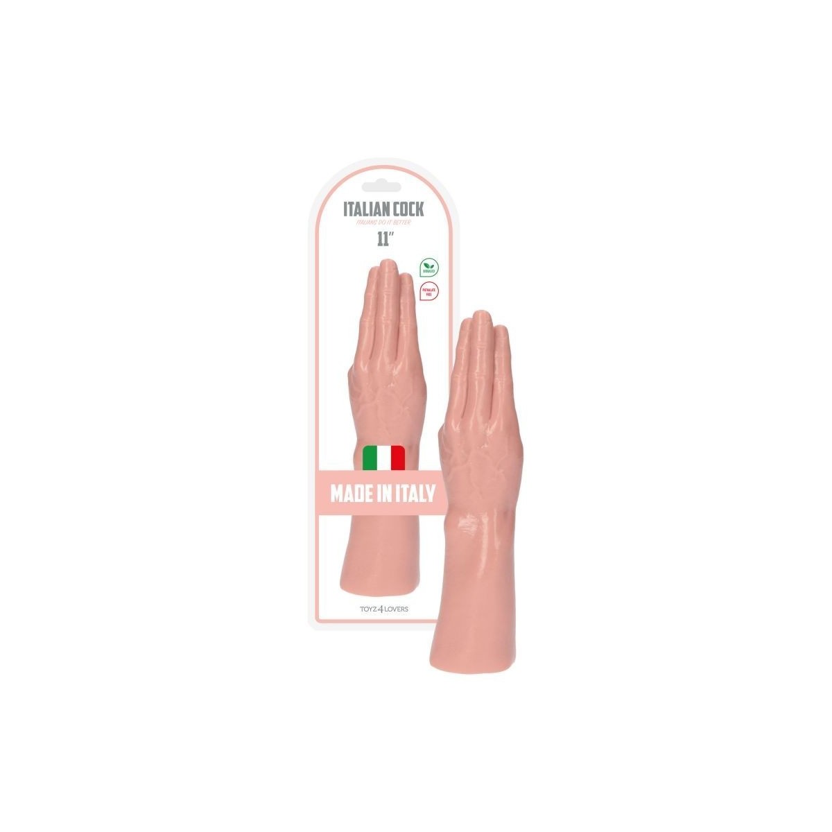 Dildo mano fisting Made in Italy 11''