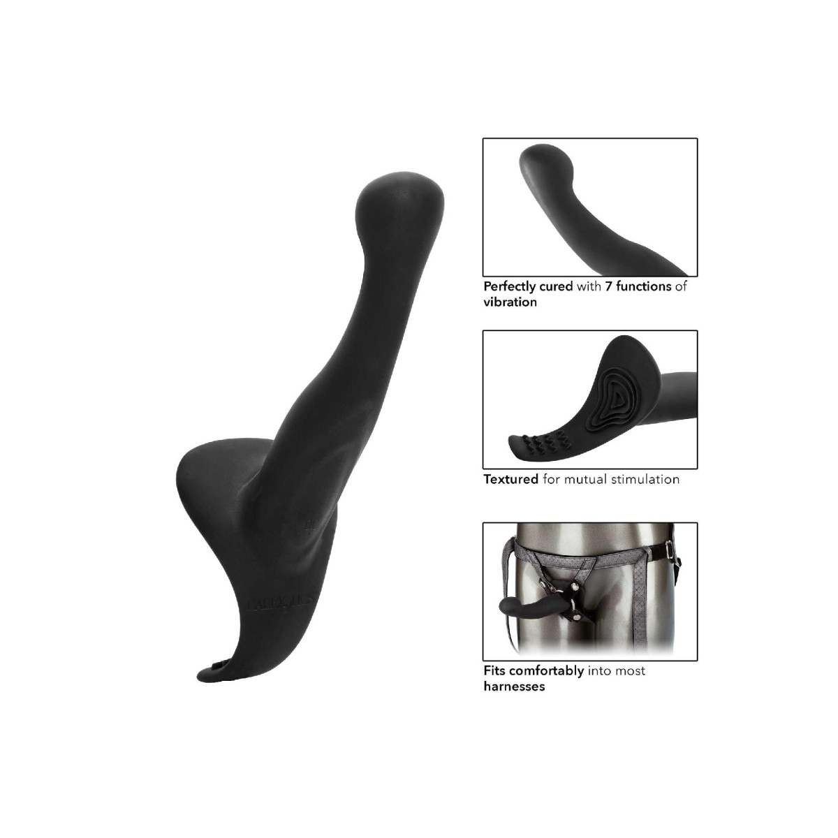 Imbracatura strapon con dildo vibrante