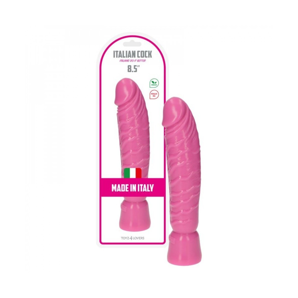 fallo realistico Italian Cock 8.5'' Rosa real