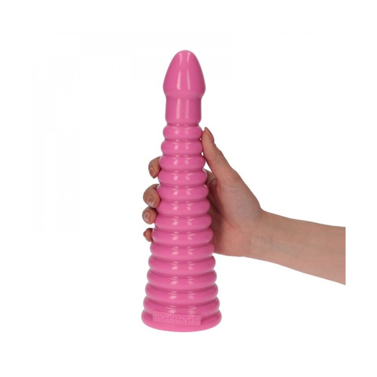 Plug anale piramide rosa 26 cm