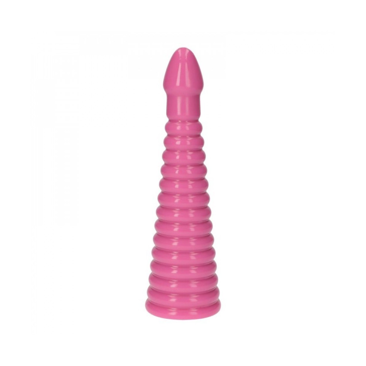 Plug anale piramide rosa 26 cm