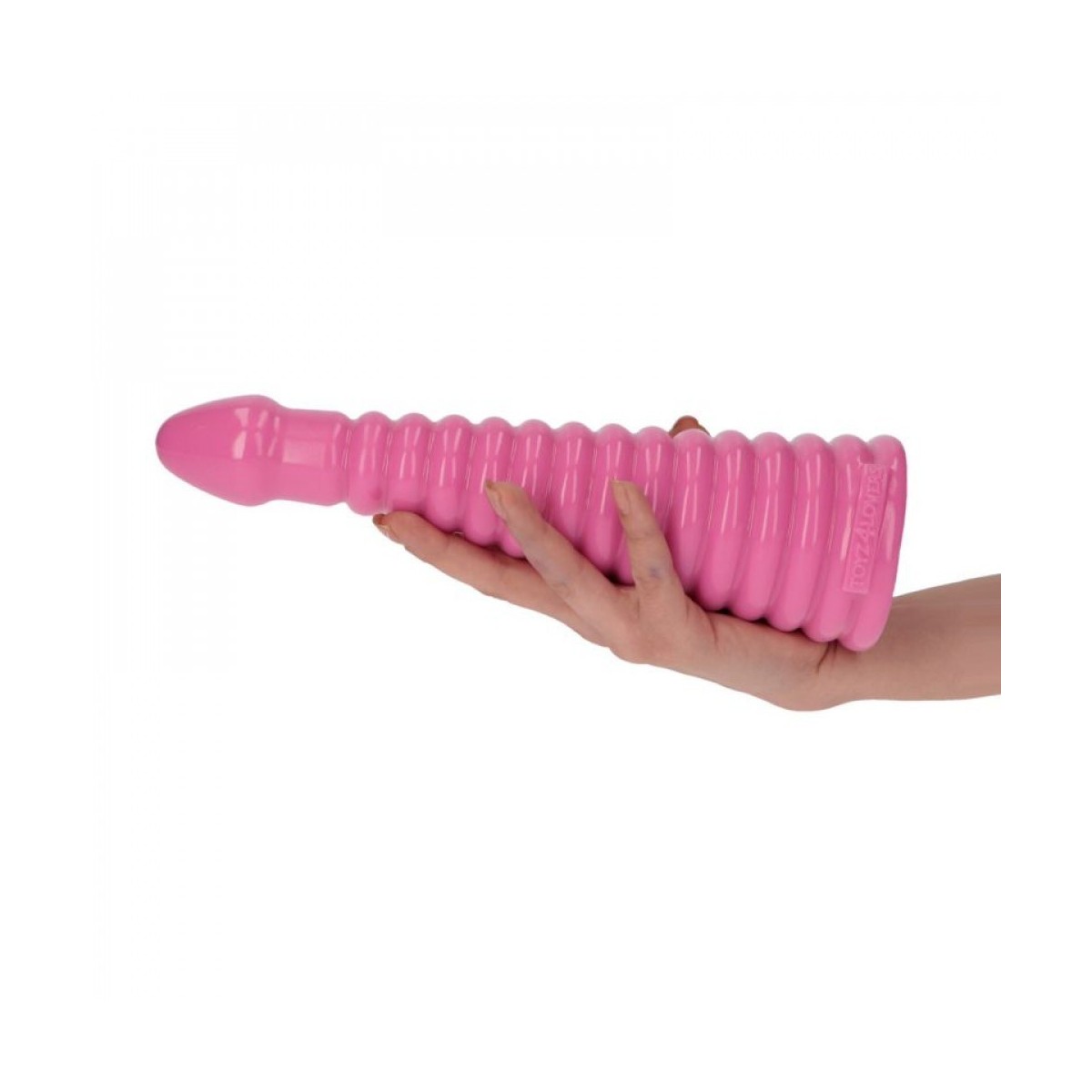 Plug anale piramide rosa 26 cm