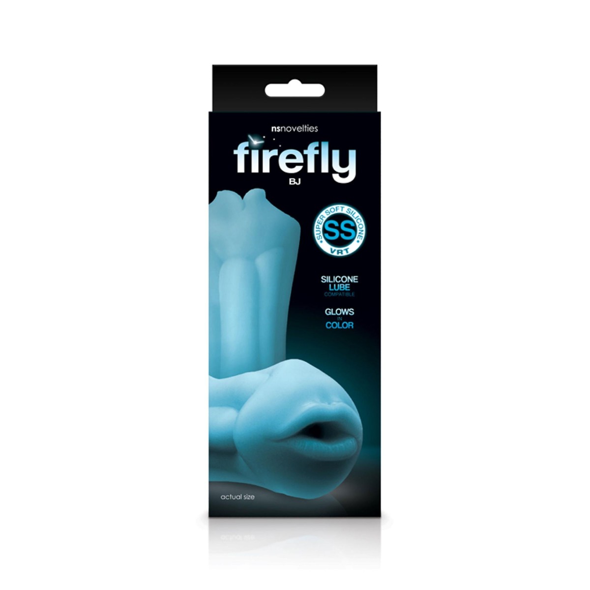 Masturbatore realistico Firefly BJ blu