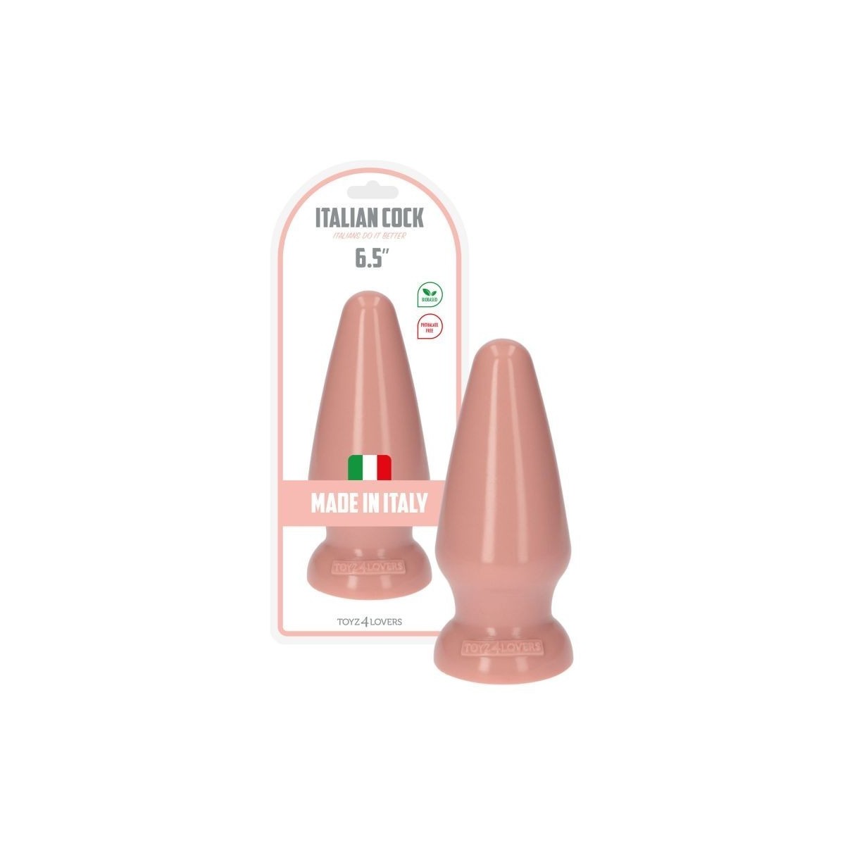 Anal plug con ventosa 19 cm