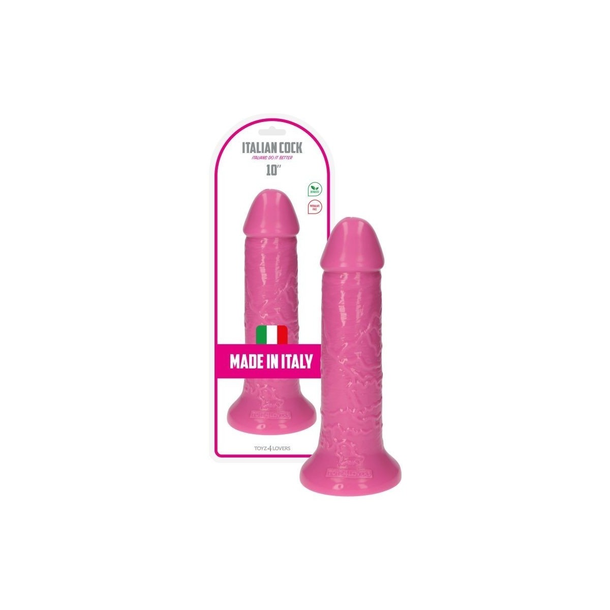 Fallo realistico pink Italian Cock 10'' Rosa