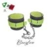 Cavigliere BDSM moschettone vera pelle verde