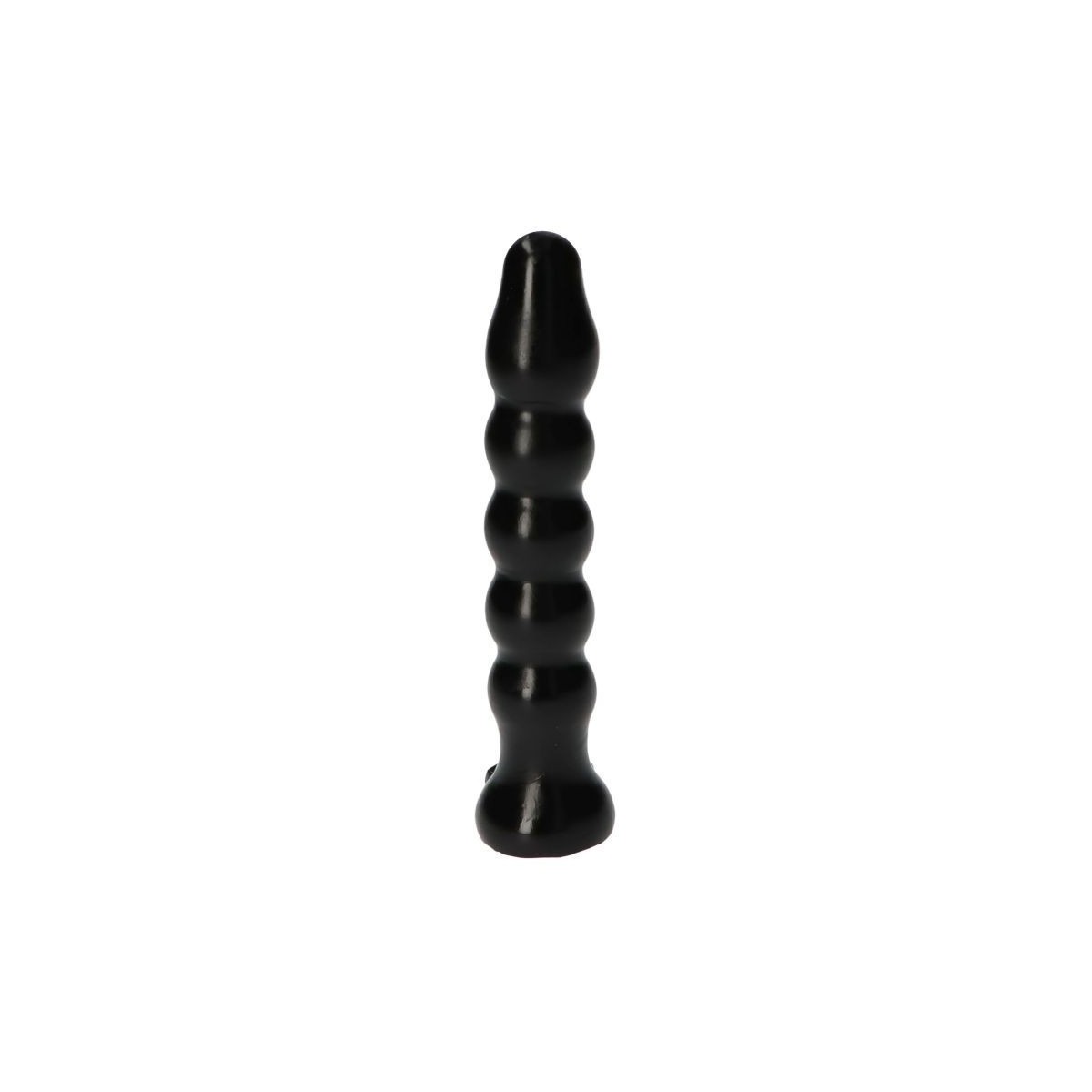 Plug anale stimolante con ventosa 13 cm nero