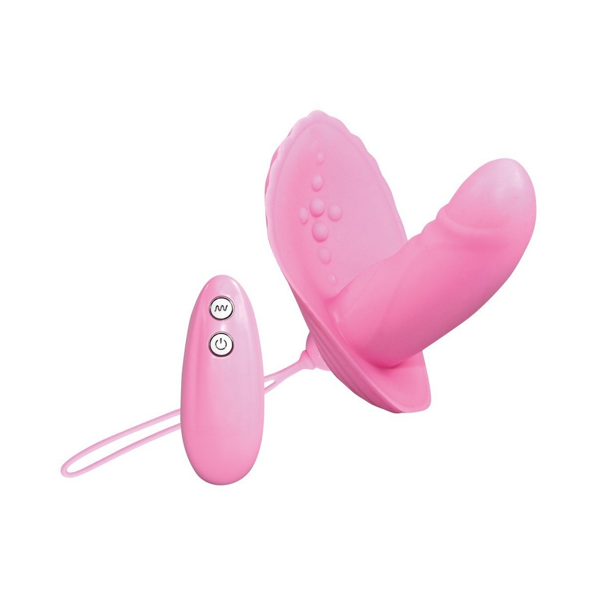 Stimolatore vaginale rosa con telecomando