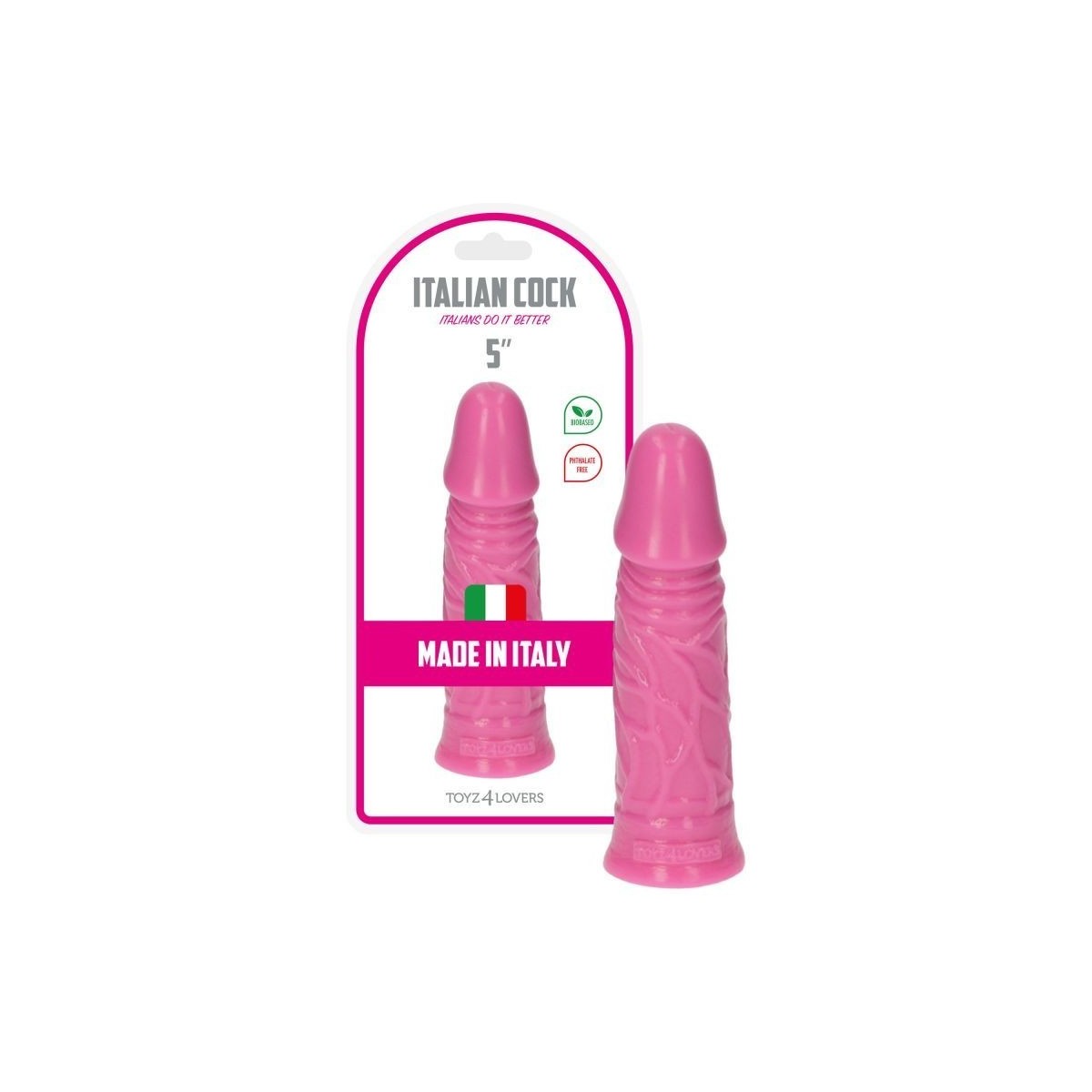 Dildo realistico con ventosa 13 cm rosa