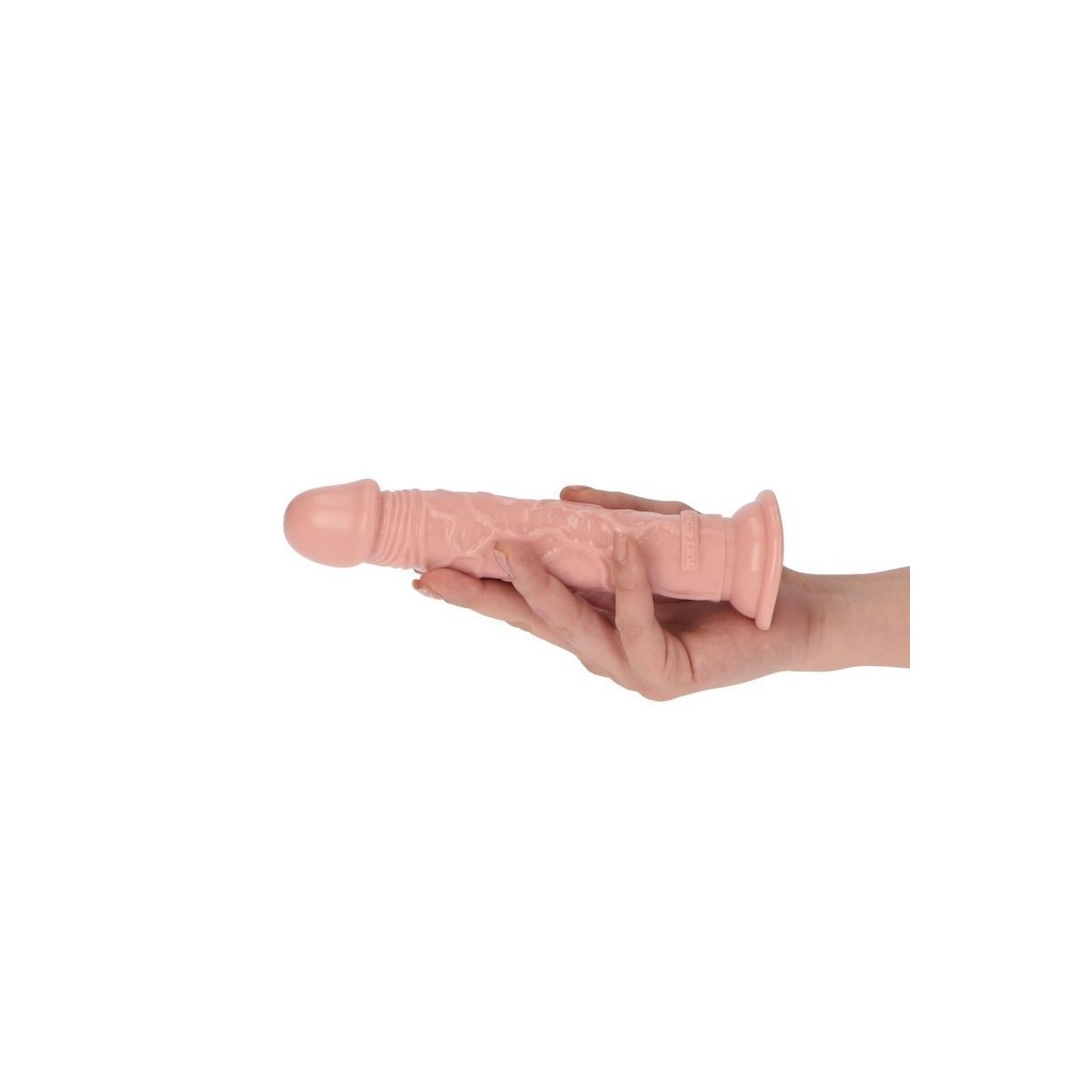 Dildo realistico con ventosa 16.5 cm chiaro