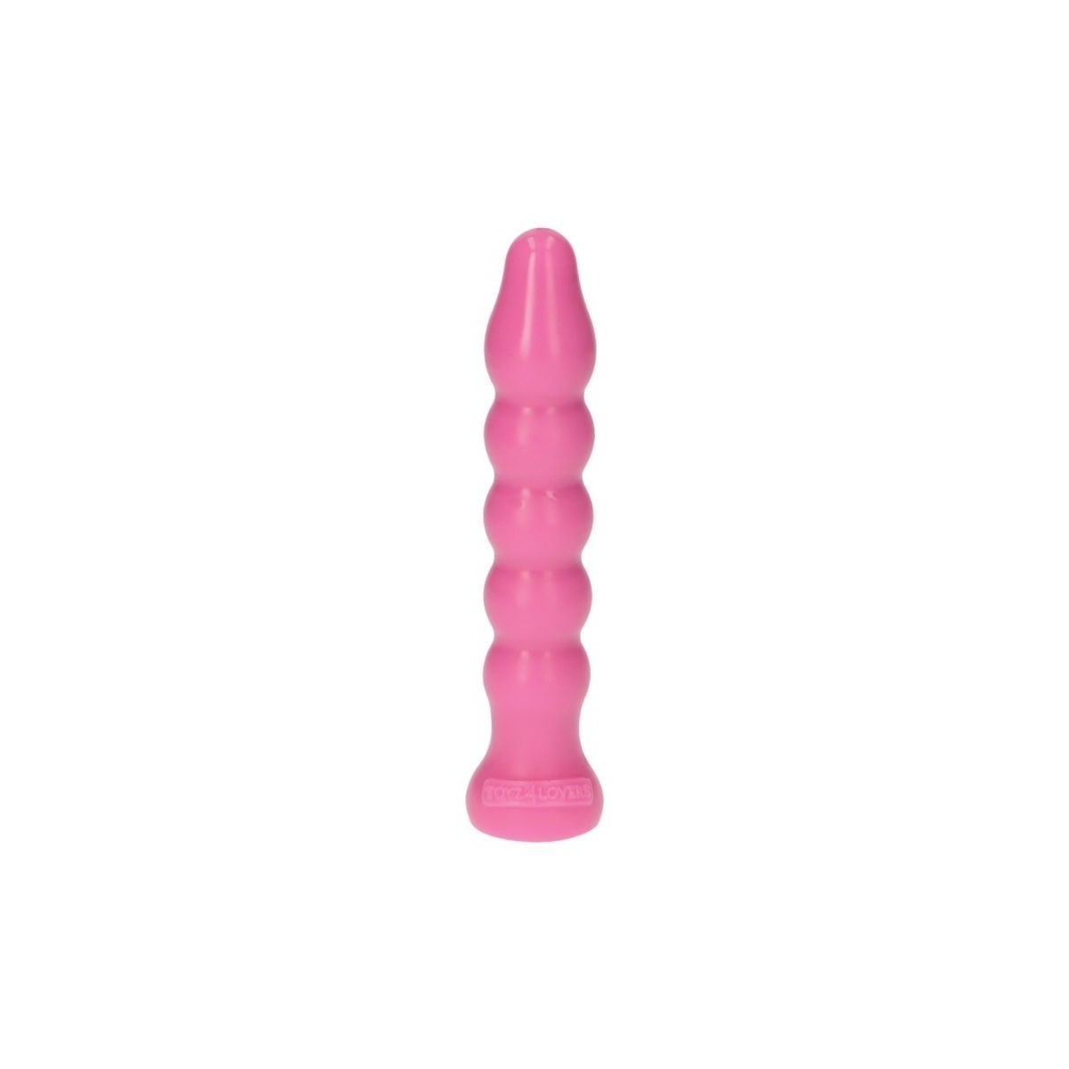 Plug anale stimolante con ventosa 13 cm rosa