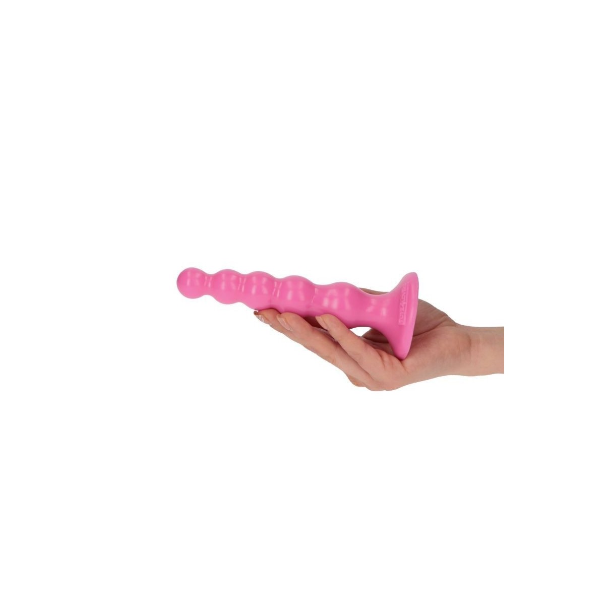 Plug anale a sfere stimolanti 14 cm rosa