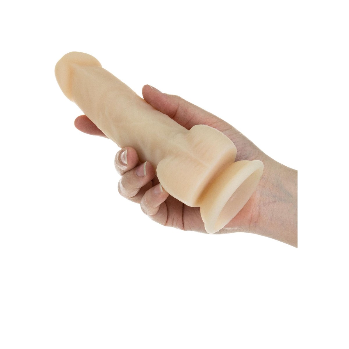 Dildo realistico vibrante rotante 360°