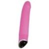 Vibratore classico smile silicone rosa