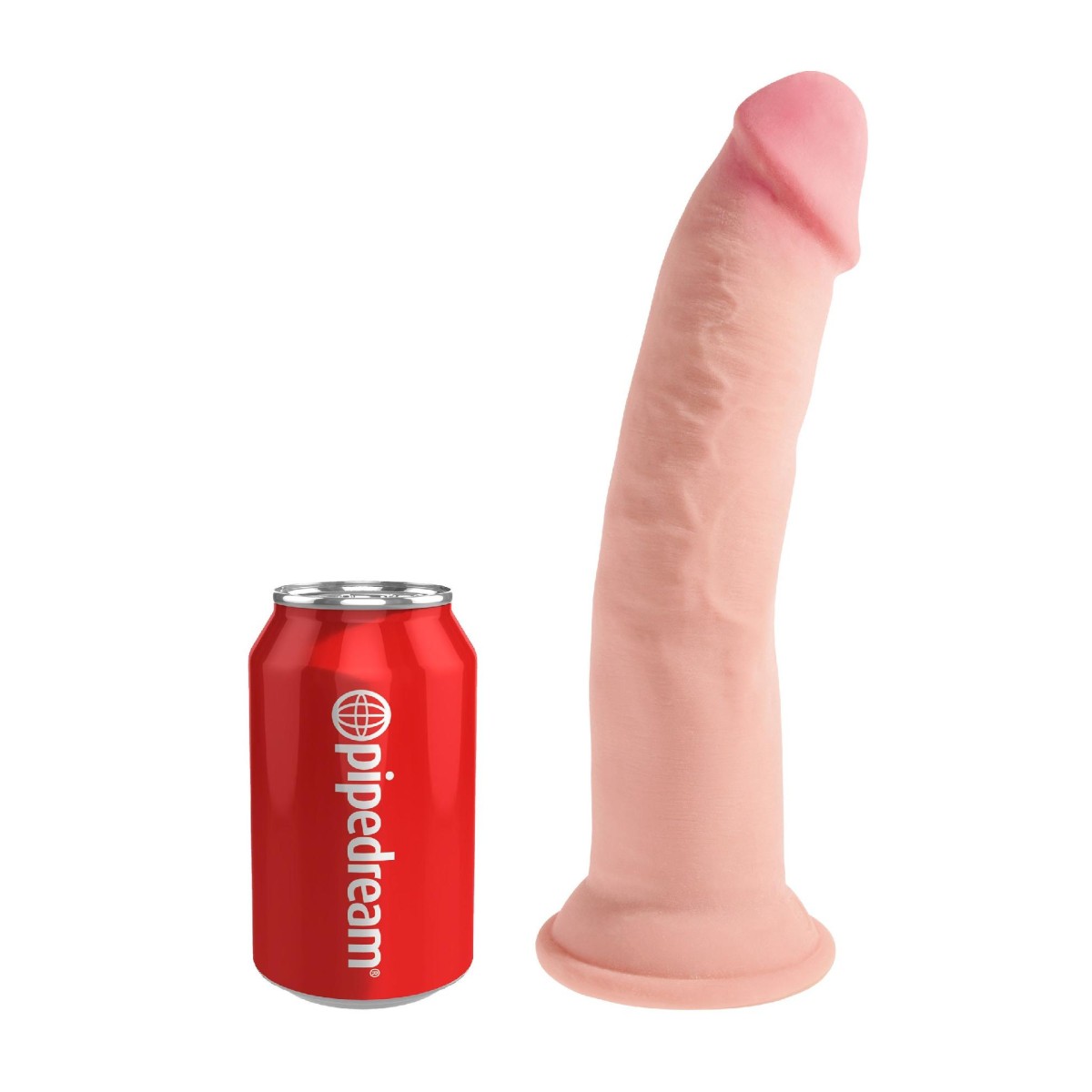 Dildo realistico 3D pelle chiara 25 cm