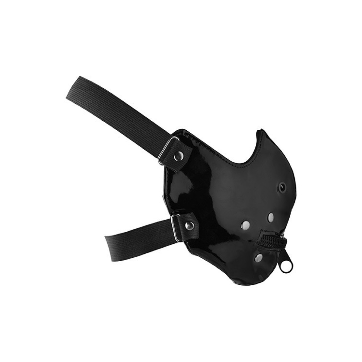 Maschera sadomaso con zip lektor