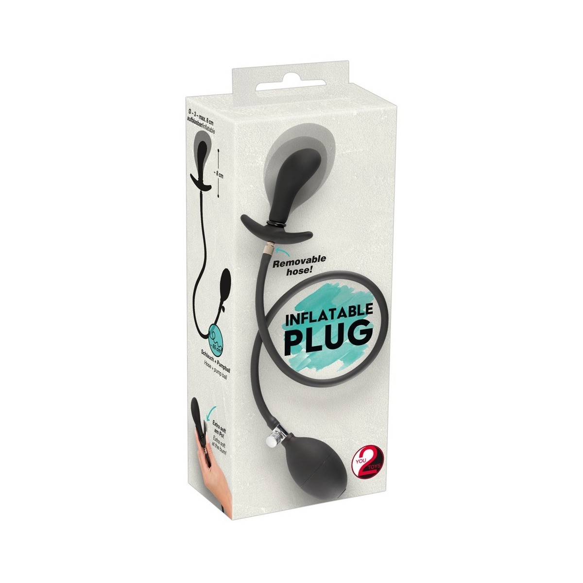 Plug anale gonfiabile