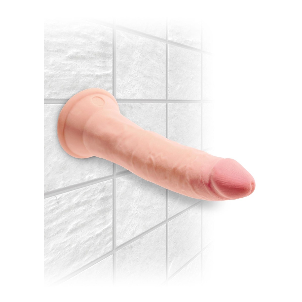 Dildo realistico 3D pelle chiara 20 cm