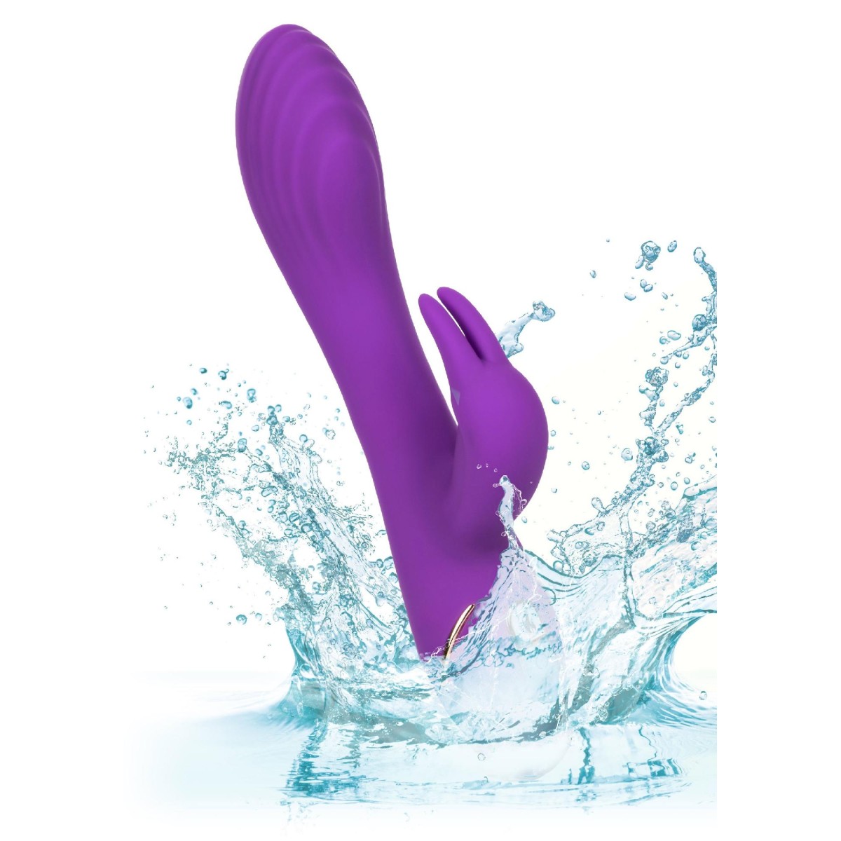 Vibratore rabbit rotante riscaldante viola