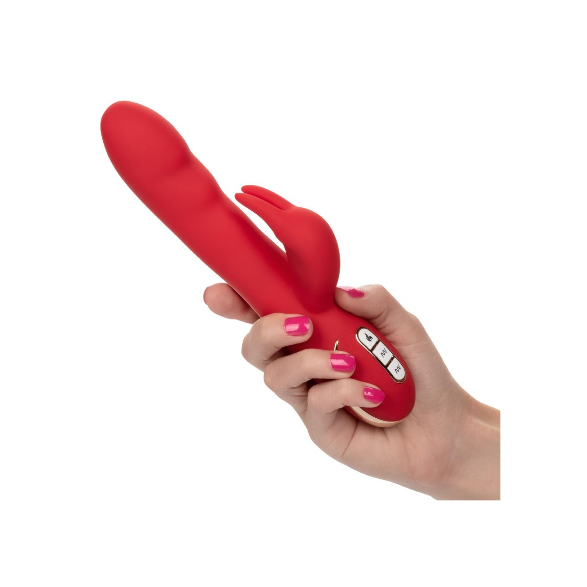 Vibratore rabbit riscaldante rosso