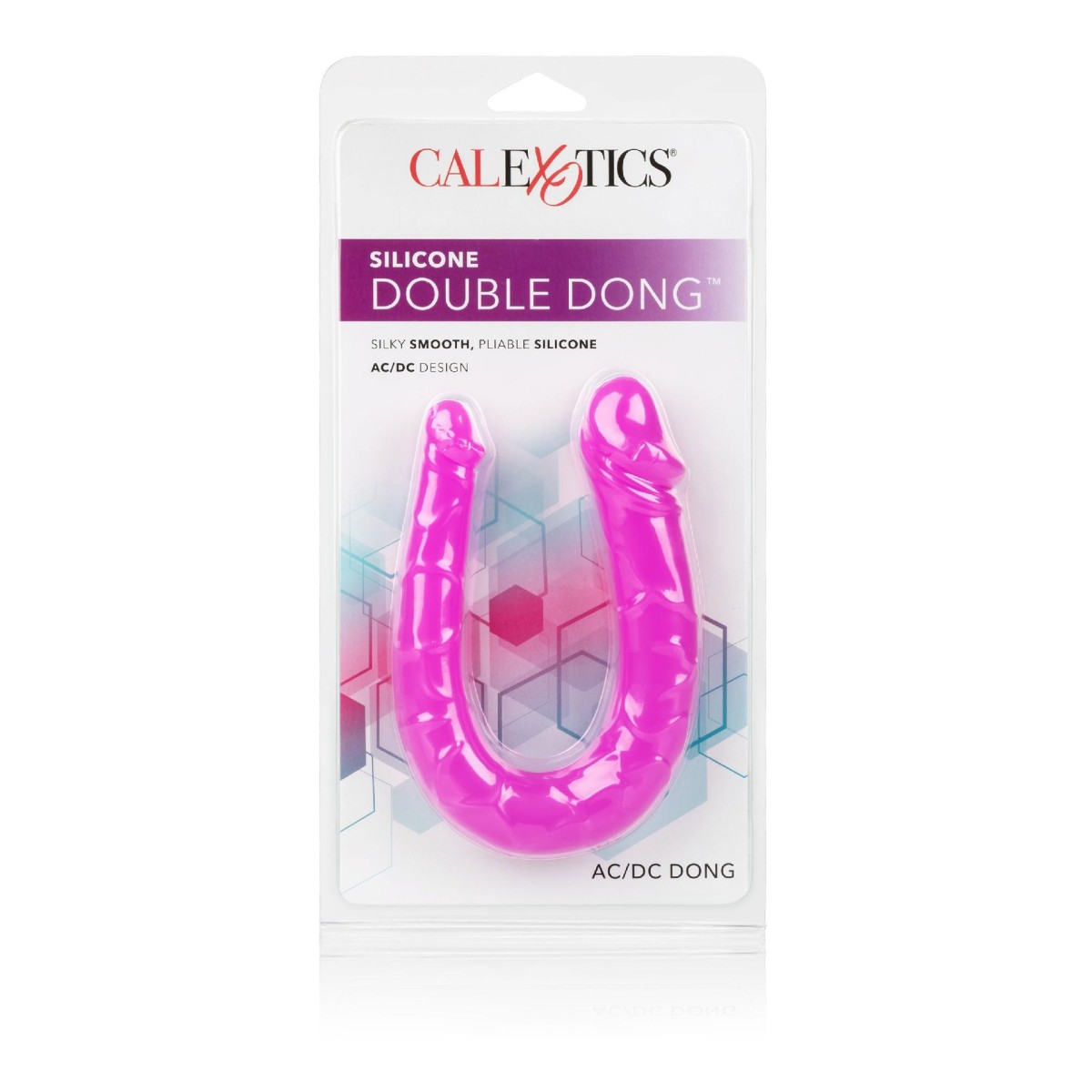 doppio dildo in silicone fucsia