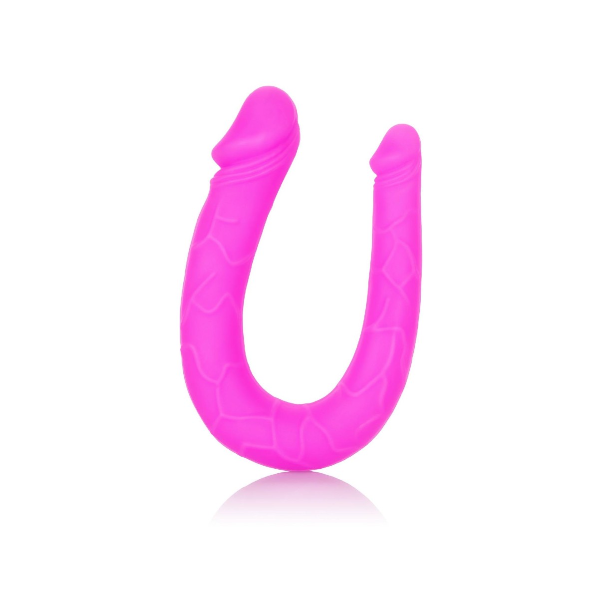 doppio dildo in silicone fucsia