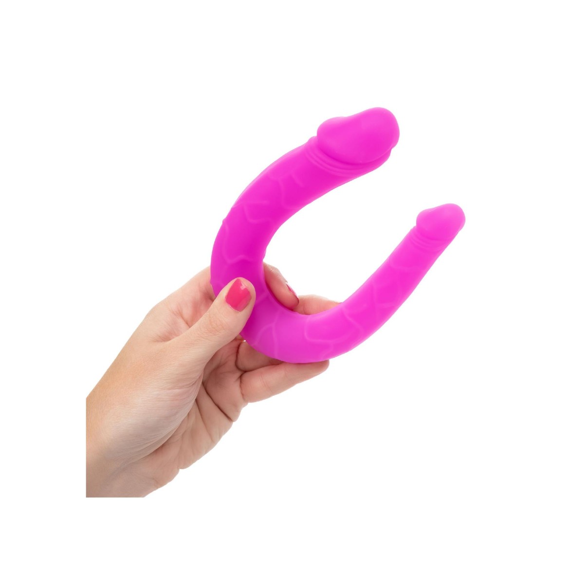 doppio dildo in silicone fucsia