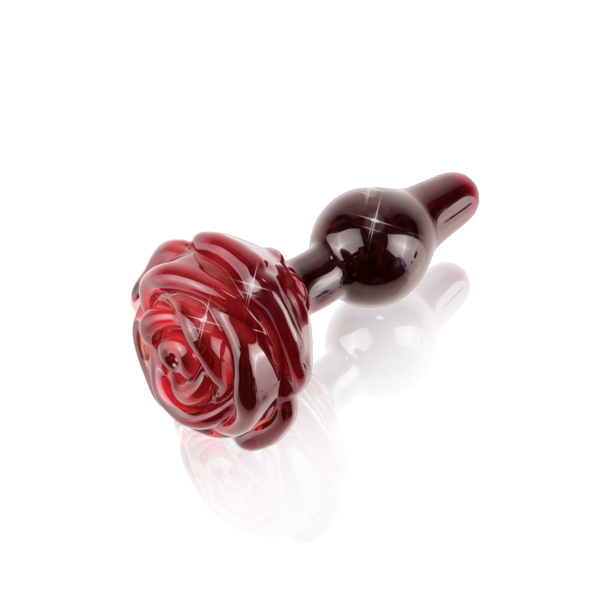 Plug anal Play con rosa Rosso Icicles No 76