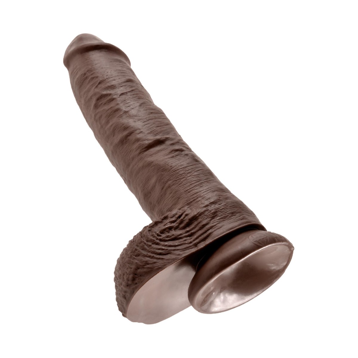 Dildo realistico ventosa 26 cm brown