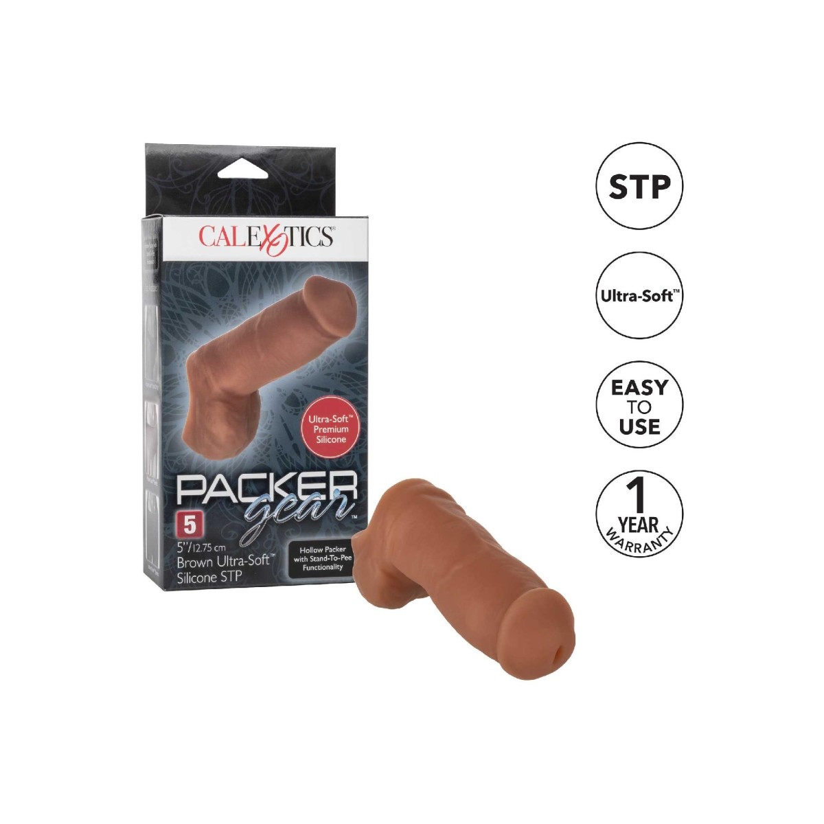 Packer pene testicoli 12,8 cm mulatto