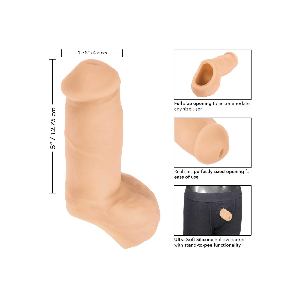 Packer Guaina pene testicoli 12.8 cm neutro