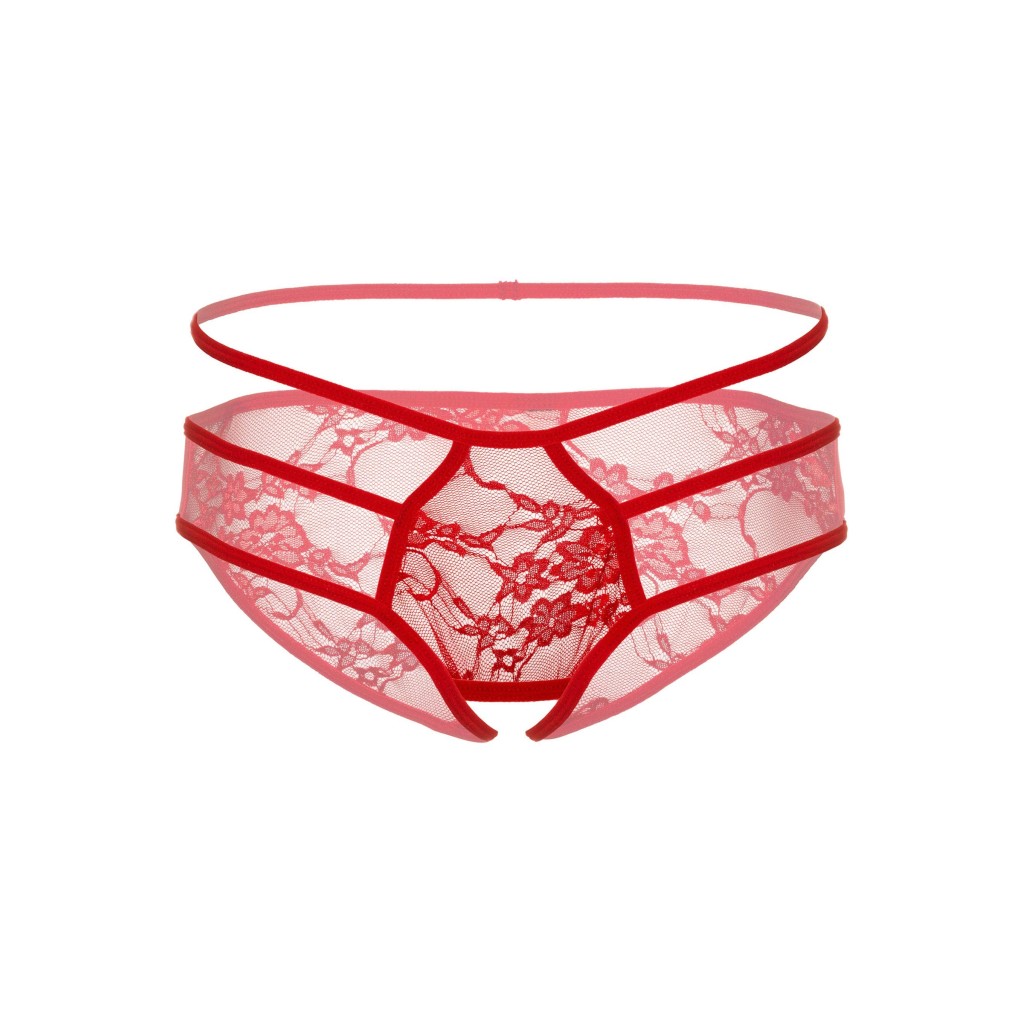 Slip sexy donna Jade aperto davanti rosso