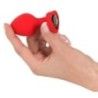 Plug Anale silicone rosso medium