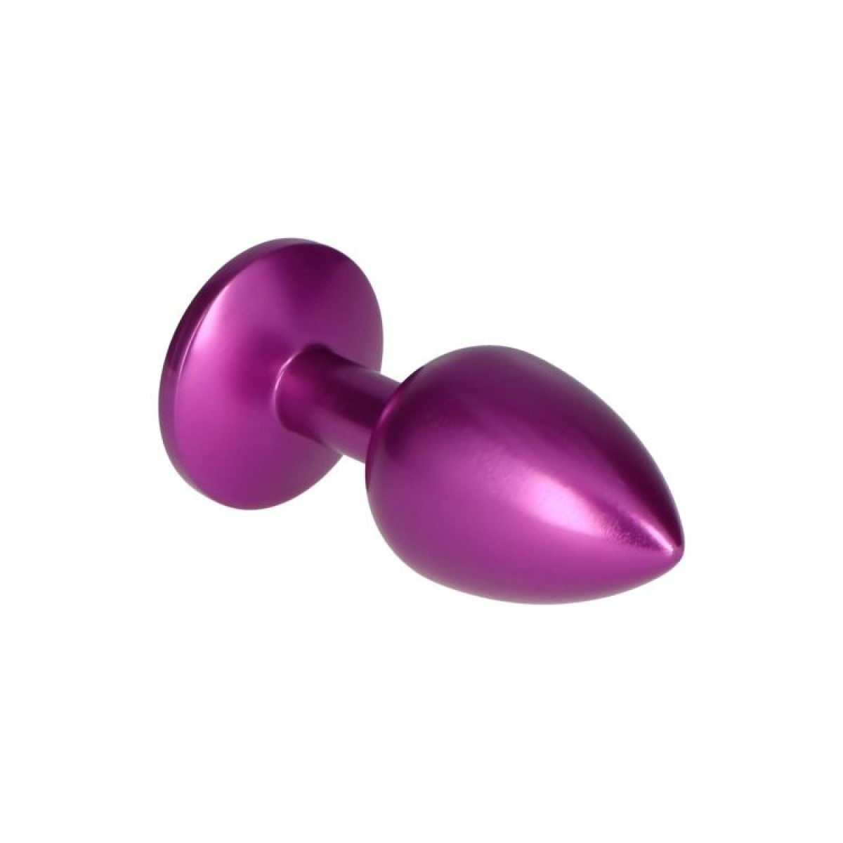 Plug anale satinato viola teardrop