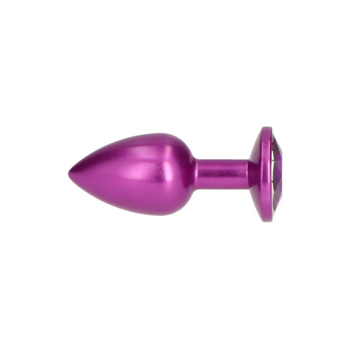 Plug anale satinato viola teardrop