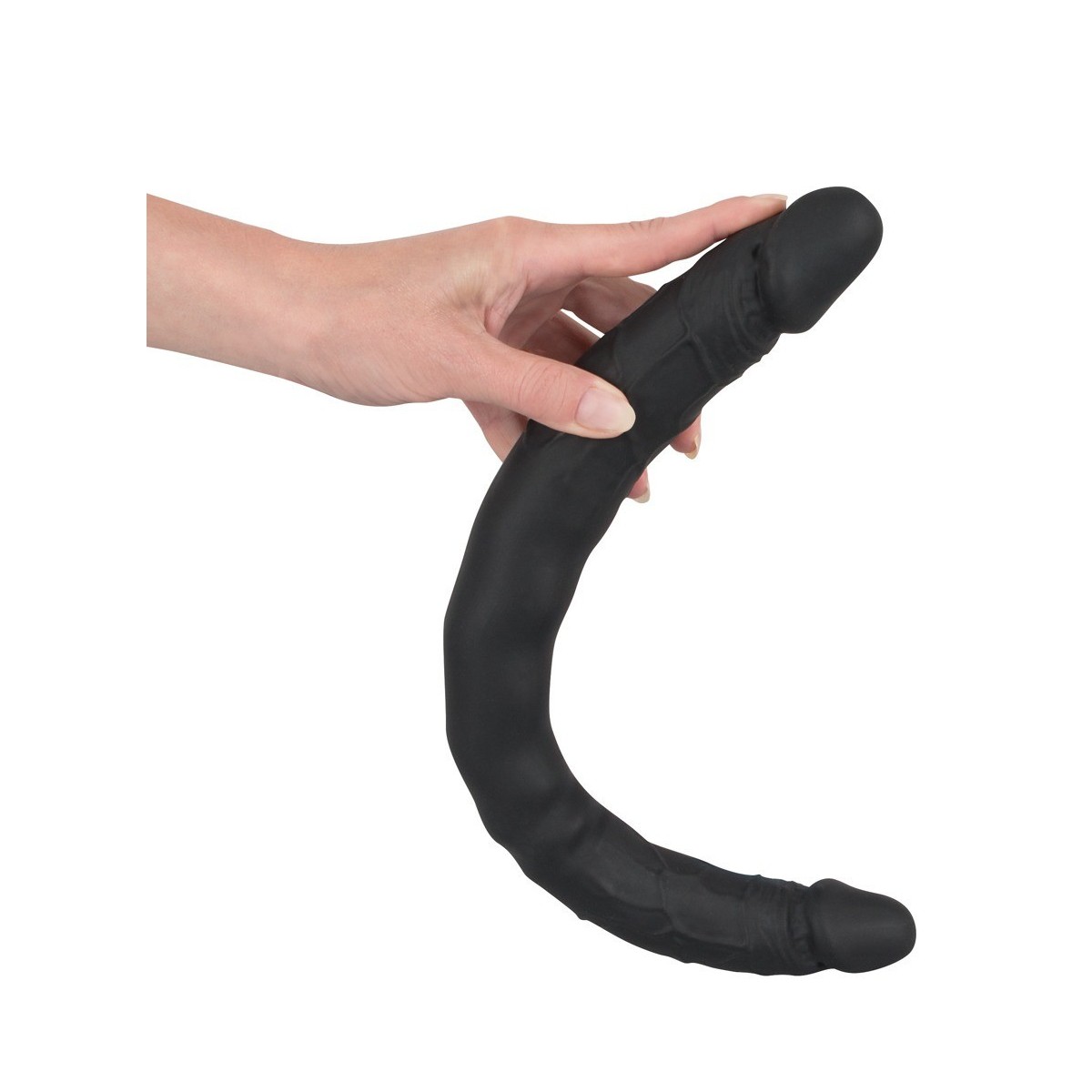 Dildo doppio realistico Double Dong nero