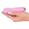 Mini Vibratore classico in silicone rosa