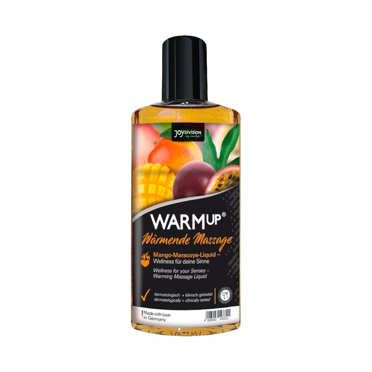 Olio da massaggi WARMup Mango+Maracuya 150 ml