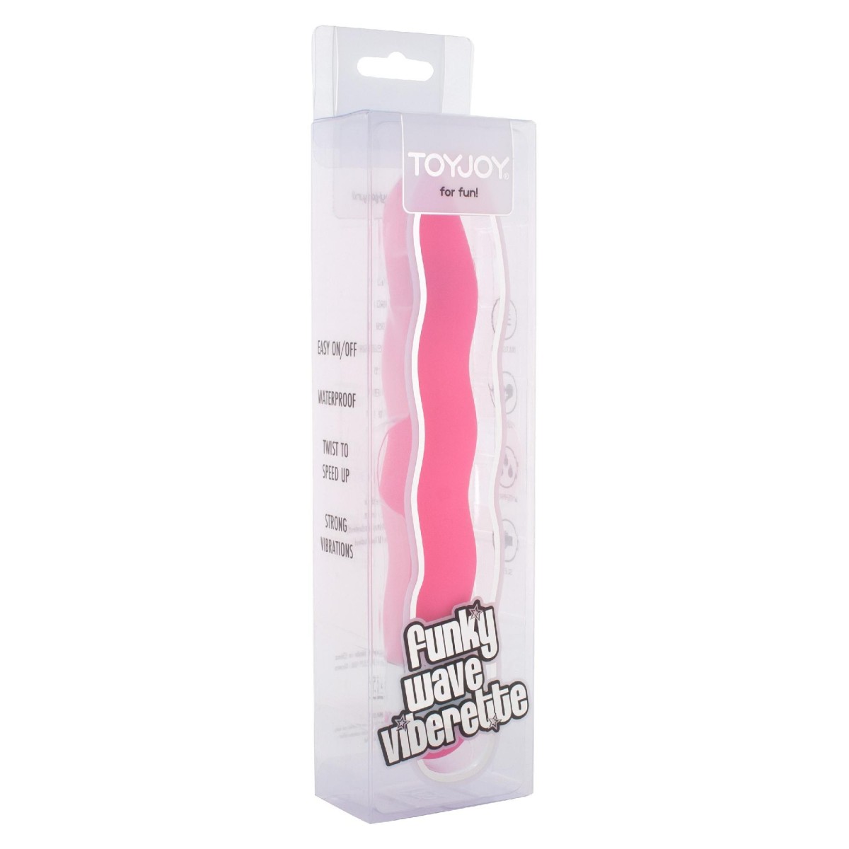 Vibratore vaginale rosa Funky Wave