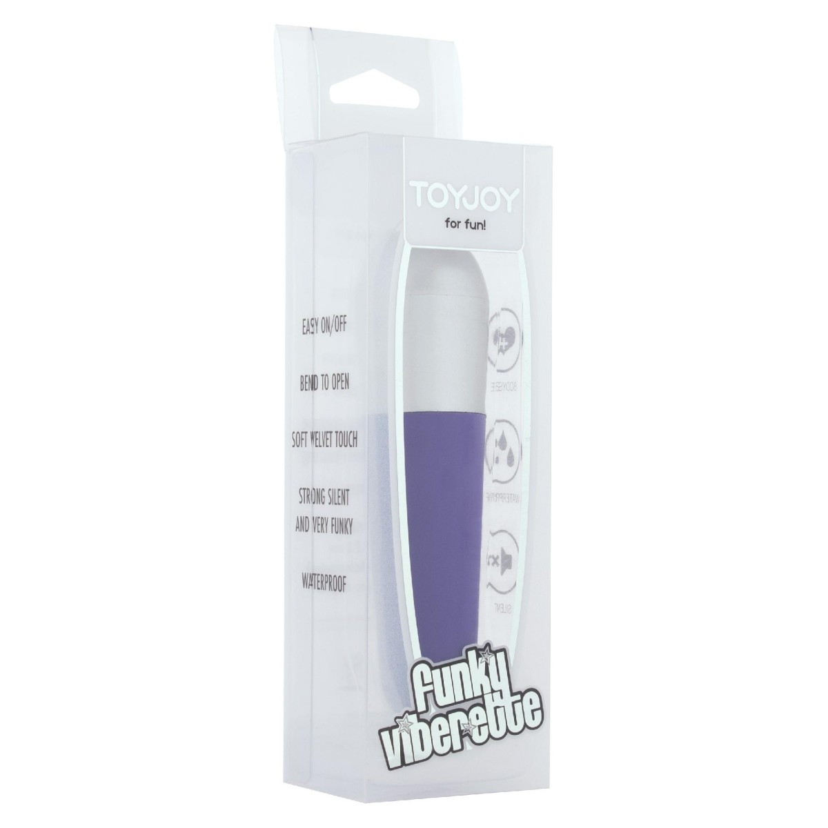 Vibratore vaginale mini Funky Vibrette viola