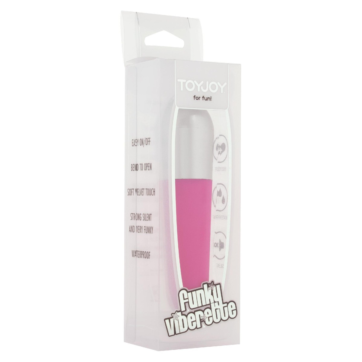 Vibratore vaginale mini Funky Vibrette fucsia