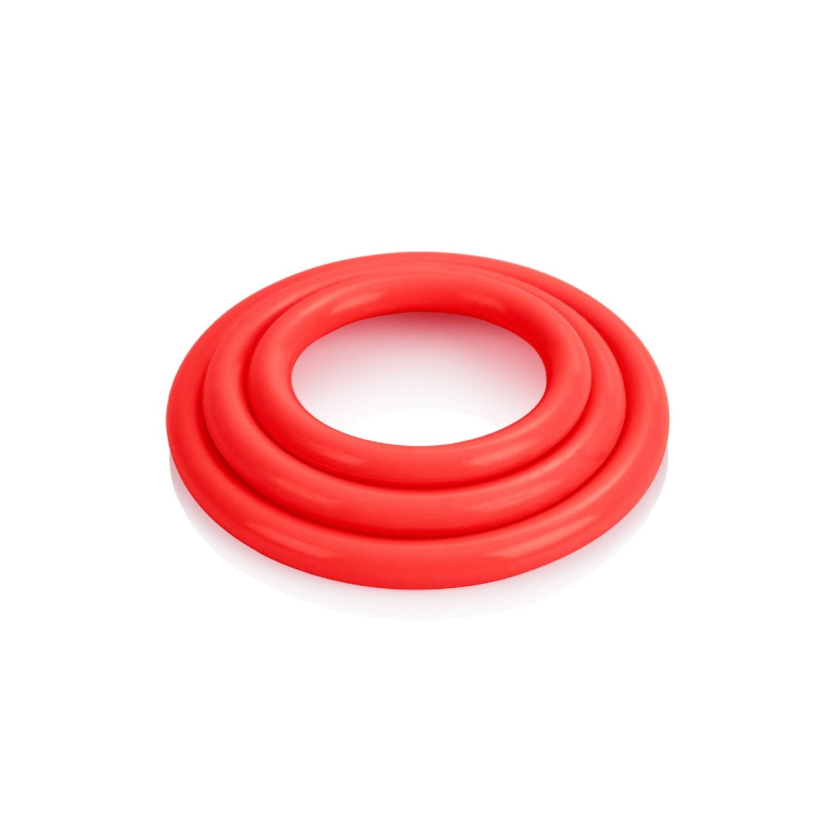 Set Anello fallico Tri-Rings rosso