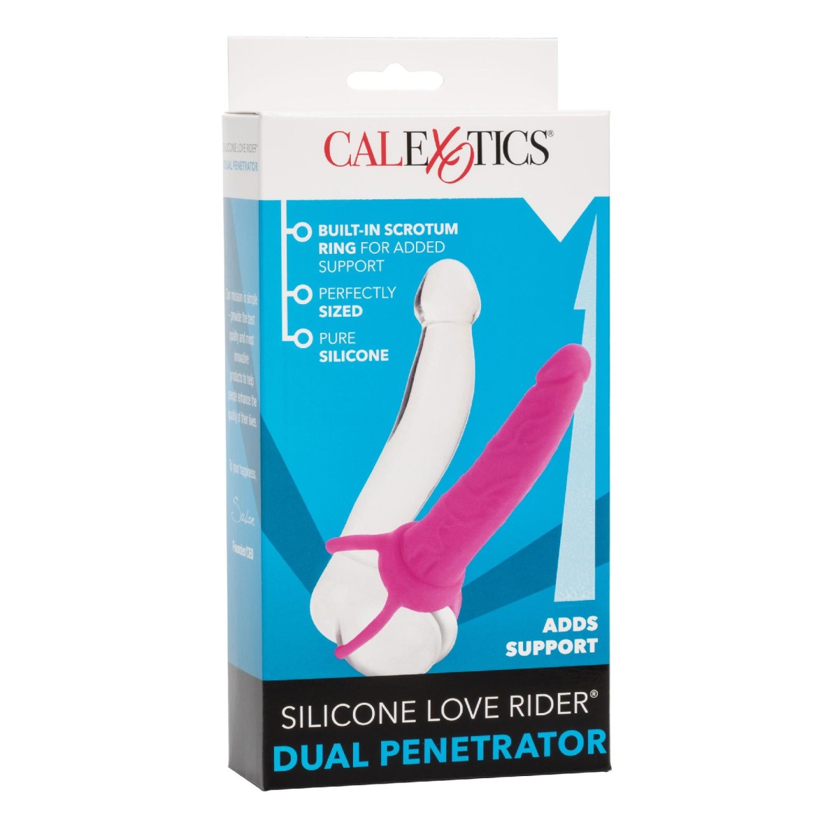 Dildo indossabile con anello fallico fucsia