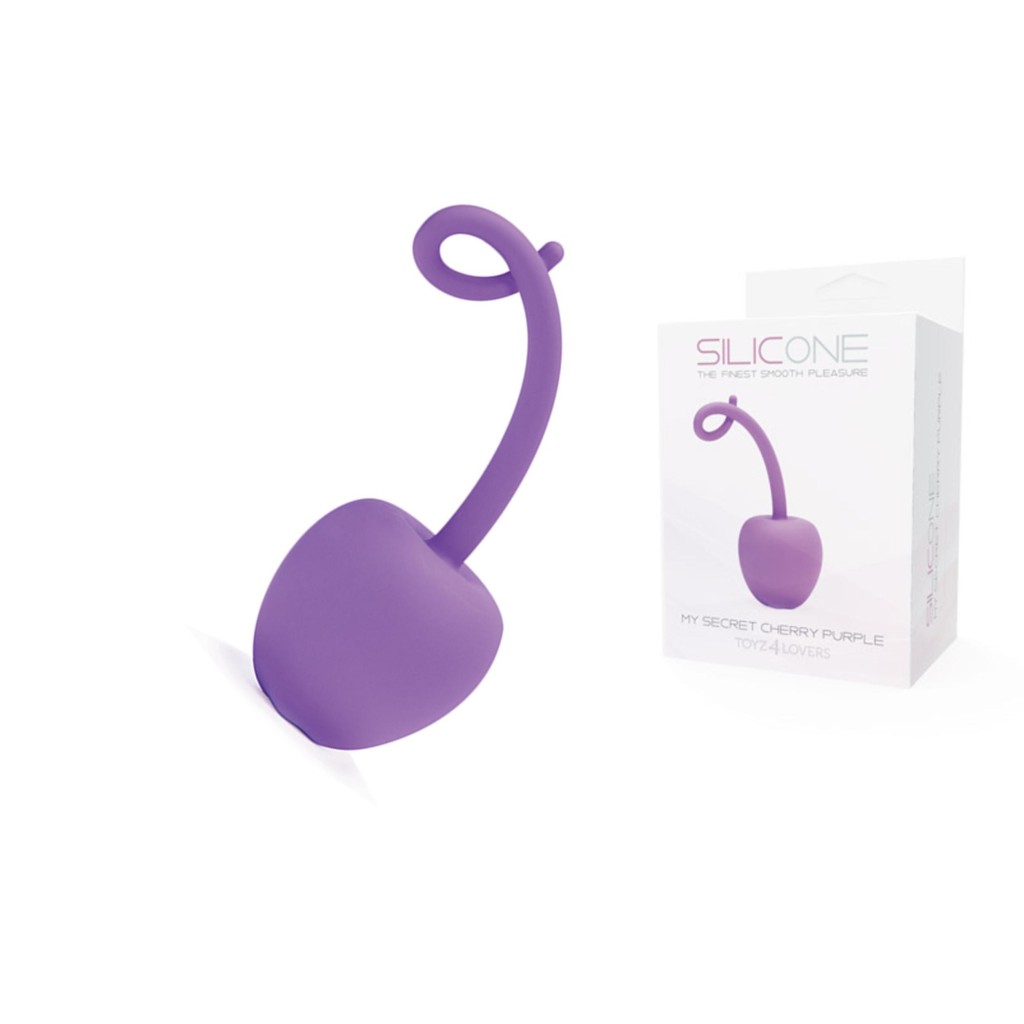 Pallina vaginale in silicone viola