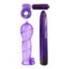 Kit sex toys per la coppia 4 pz viola