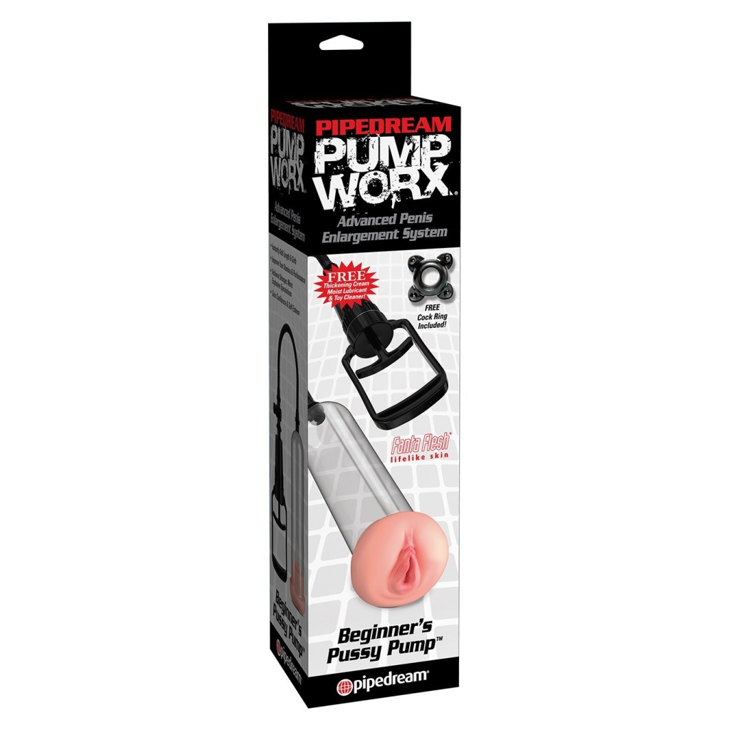 Pompa per pene masturbatore Pump Worx Beginner's Pussy Pump