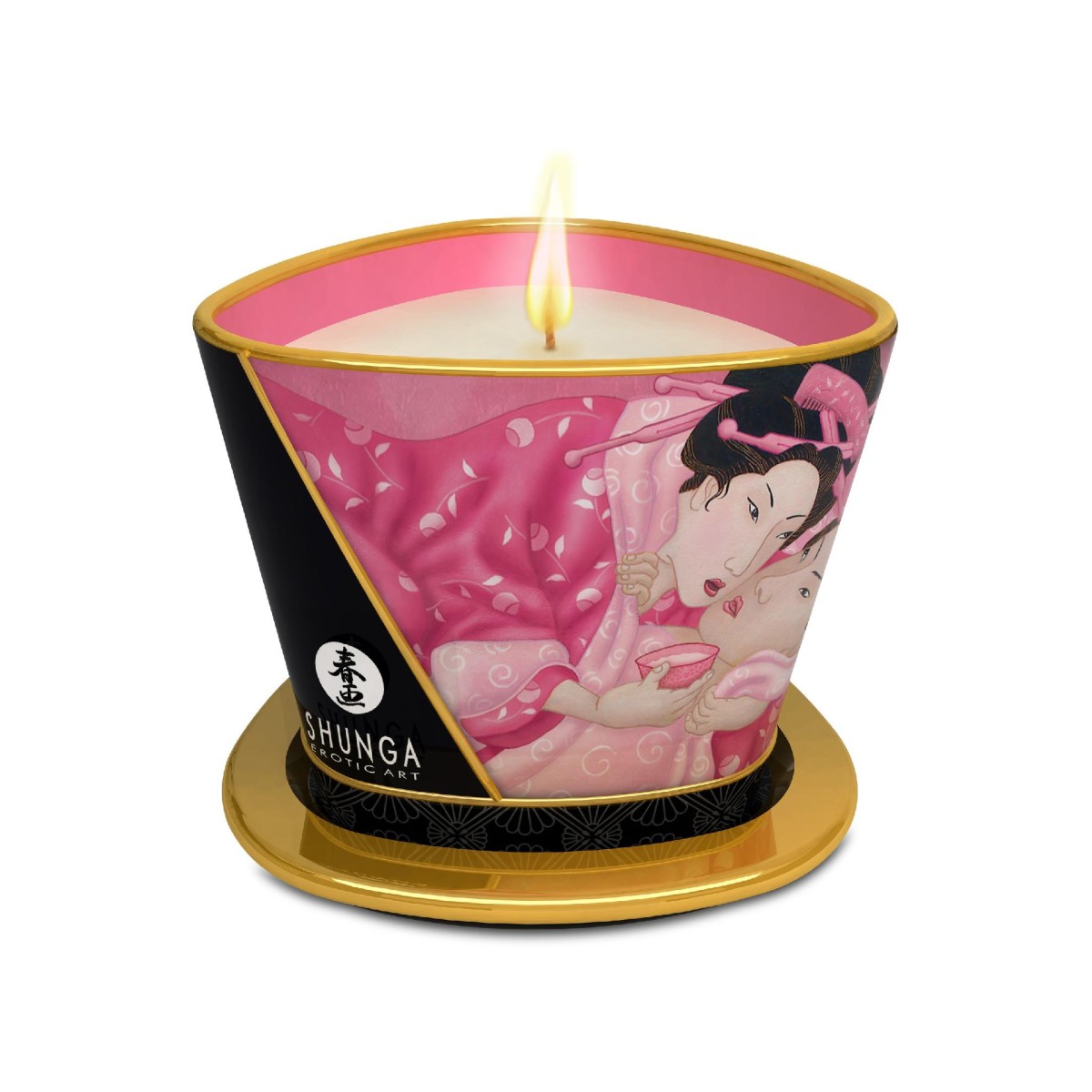 Candela da massaggio rosa 170 ml