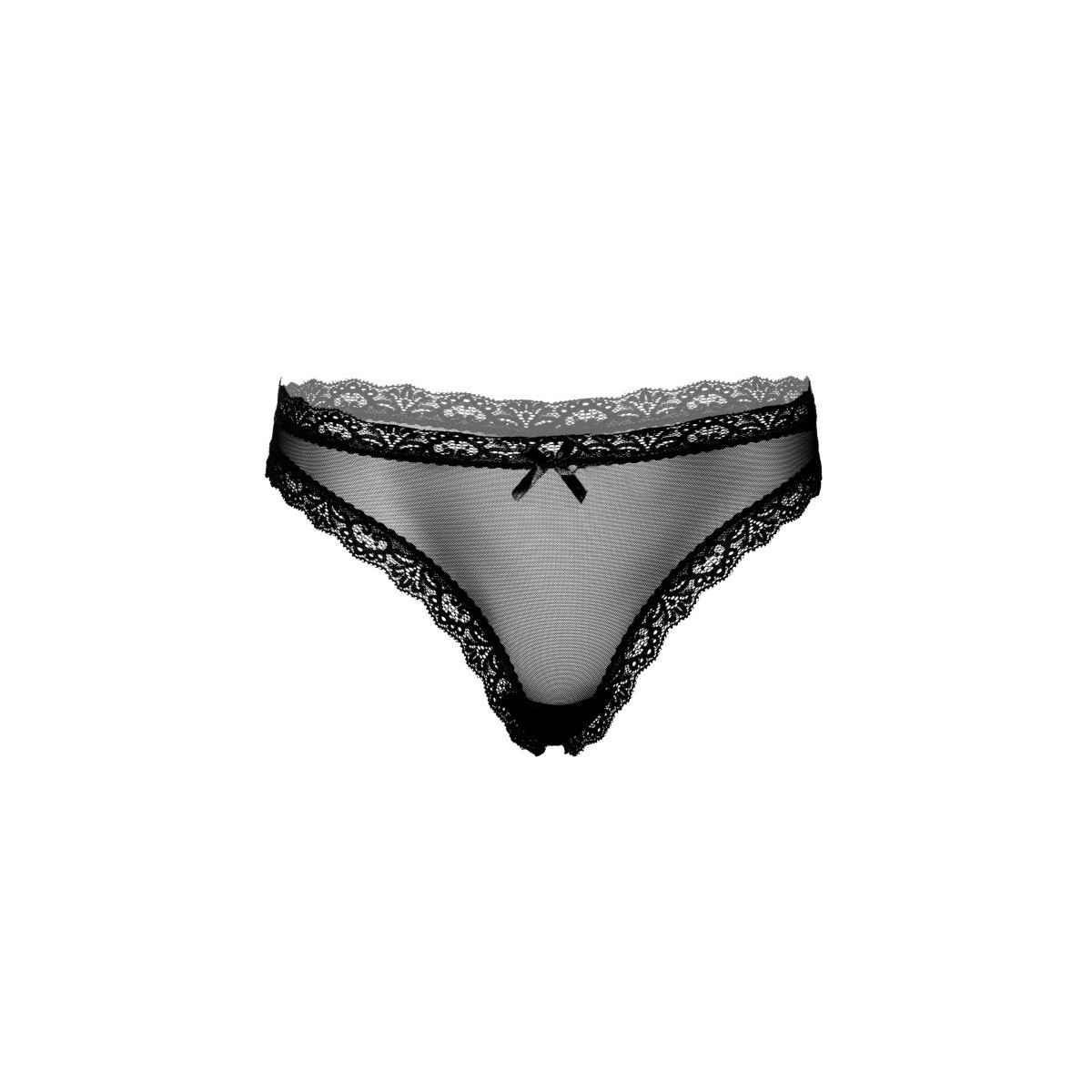 Perizoma Thong of mesh with rushed back