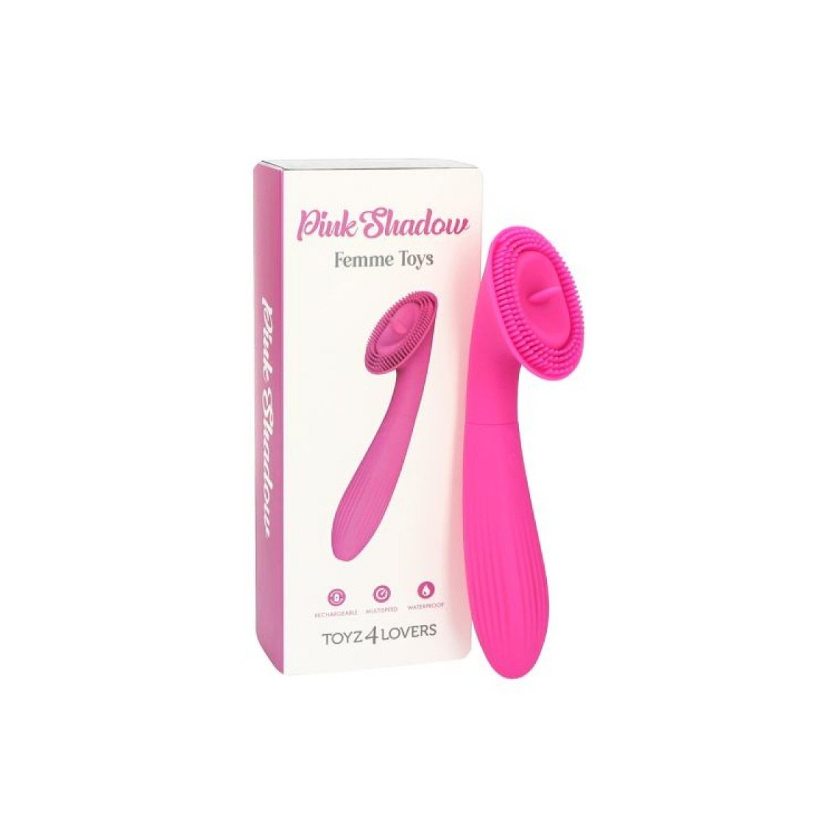 Stimolatore vagina clitoride fucsia Shadow